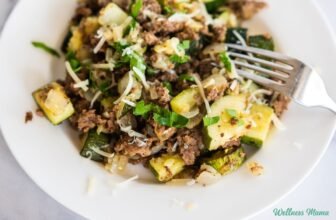 Receta de salteado de calabacín y carne molida en 20 minutos